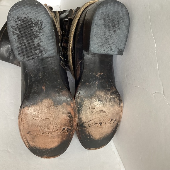 Freebird By Steven Drove Boots Womens Size 9 Brown Leather Cowgirl Festival - Picture 10 of 14